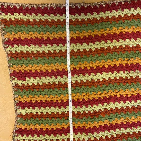 Handmade Homespun Rag Rug - Picture 3 of 4